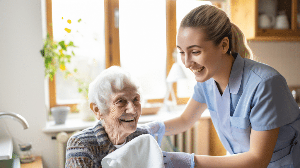 In-home care helps aging seniors maintain their independence.